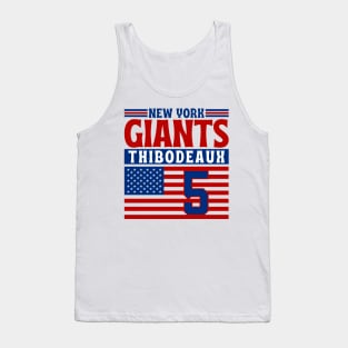 New York Giants Thibodeaux 5 American Flag Football Tank Top